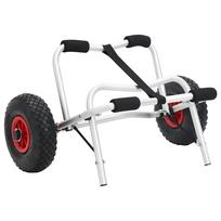 vidaXL Baidarės vežimėlis, aliuminis, sulankstomas, 45kg