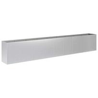 vidaXL Sodo vazonas Sidabrinė 360 x 40 x 60 cm Galvanizuotas plienas