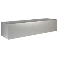 vidaXL Sodo vazonas Sidabrinė 280 x 80 x 60 cm Nerūdijantis plienas
