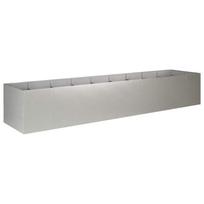 vidaXL Sodo vazonas Sidabrinė 360 x 80 x 60 cm Nerūdijantis plienas