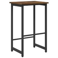 vidaXL Baro taburetė Dūminio ąžuolo 40 x 32 x 74 cm Apdirbta mediena