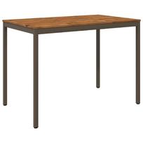 vidaXL Sodo Baro Stalas NAARDEN Natūralus ir kava 147 x 88,5 x 105 cm