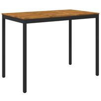 vidaXL Sodo Baro Stalas Natūrali ir juoda 141 x 80,5 x 105 cm