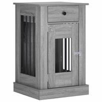 vidaXL Šunų narvas baldams Pilka Sonoma 50 x 47,5 x 80 cm