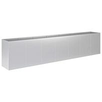 vidaXL Sodo vazonas Sidabrinė 280 x 40 x 60 cm Galvanizuotas plienas