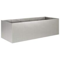 vidaXL Sodo vazonas Sidabrinė 200 x 80 x 60 cm Nerūdijantis plienas