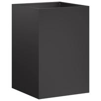 vidaXL Sodo vazonas Juoda 40 x 40 x 60 cm Šaltai valcuotas plienas