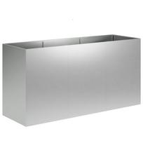 vidaXL Sodo vazonas Sidabrinė 120 x 40 x 60 cm Galvanizuotas plienas