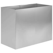 vidaXL Sodo vazonas Sidabrinė 80 x 40 x 60 cm Galvanizuotas plienas