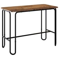 vidaXL Valgomojo stalas 100 x 50 x 75 cm Apdirbta mediena Stačiakampio