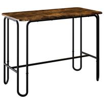vidaXL Valgomojo stalas 100 x 50 x 75 cm Apdirbta mediena Stačiakampio