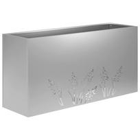 vidaXL Sodo vazonas Sidabrinė 100 x 30 x 49 cm Galvanizuotas plienas