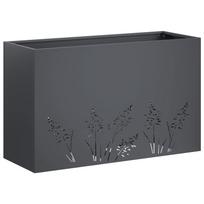 vidaXL Sodo vazonas Antracito 80 x 30 x 49 cm Šaltai valcuotas plienas