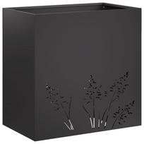 vidaXL Sodo vazonas Juoda 50 x 30 x 49 cm Šaltai valcuotas plienas