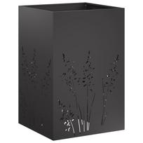 vidaXL Sodo vazonas Juoda 50 x 50 x 75 cm Šaltai valcuotas plienas