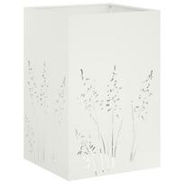 vidaXL Sodo vazonas Balta 50 x 50 x 75 cm Šaltai valcuotas plienas