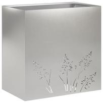 vidaXL Sodo vazonas Sidabrinė 50 x 30 x 49 cm Nerūdijantis plienas