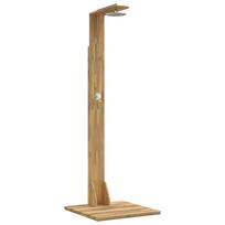 vidaXL Lauko dušas 219 cm Kietas akacijos medis ir nerūdijančio plieno