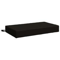 vidaXL Atlošo pagalvė SOEST 100% poliesteris Juoda 70 x 40 x 10 cm