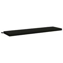 vidaXL Suoliuko pagalvė SOEST 100% poliesteris Juoda 140 x 40 x 5 cm