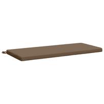 vidaXL Suoliuko pagalvė SOEST 100% poliesteris Taupe 110 x 50 x 5 cm
