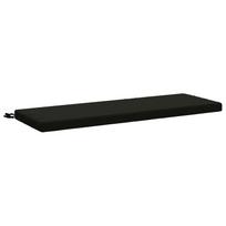vidaXL Suoliuko pagalvė SOEST 100% poliesteris Juoda 110 x 40 x 5 cm