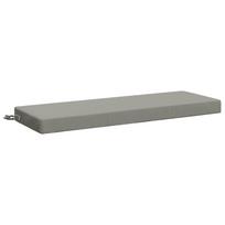 vidaXL Suoliuko pagalvė SOEST 100% poliesteris Pilka 100 x 40 x 8 cm