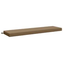 vidaXL Suoliuko pagalvė SOEST 100% poliesteris Taupe 150 x 40 x 8 cm