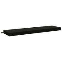 vidaXL Suoliuko pagalvė SOEST 100% poliesteris Juoda 150 x 40 x 8 cm