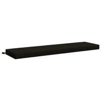 vidaXL Suoliuko pagalvė SOEST 100% poliesteris Juoda 140 x 40 x 8 cm
