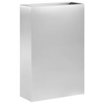 vidaXL Sodo vazonas Sidabrinė 40 x 20 x 75 cm Galvanizuotas plienas