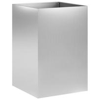 vidaXL Sodo vazonas Sidabrinė 50 x 50 x 75 cm Galvanizuotas plienas