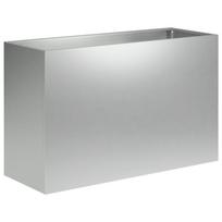 vidaXL Sodo vazonas Sidabrinė 80 x 40 x 50 cm Galvanizuotas plienas