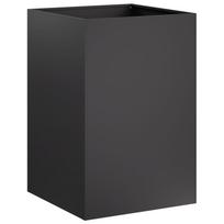 vidaXL Sodo vazonas Juoda 50 x 50 x 75 cm Šaltai valcuotas plienas