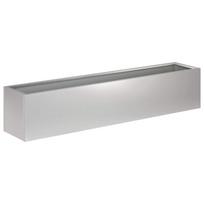vidaXL Sodo vazonas Sidabrinė 100 x 20 x 20 cm Galvanizuotas plienas