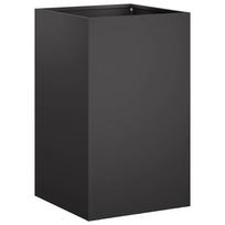 vidaXL Sodo vazonas Juoda 30 x 30 x 40 cm Šaltai valcuotas plienas