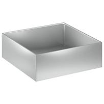 vidaXL Sodo vazonas Sidabrinė 40 x 40 x 20 cm Galvanizuotas plienas