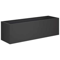vidaXL Sodo vazonas Juoda 80 x 30 x 30 cm Šaltai valcuotas plienas