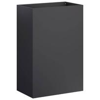vidaXL Sodo vazonas Juoda 50 x 40 x 75 cm Šaltai valcuotas plienas