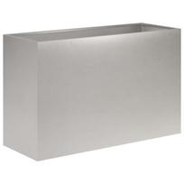 vidaXL Sodo vazonas Sidabrinė 80 x 30 x 50 cm Nerūdijantis plienas
