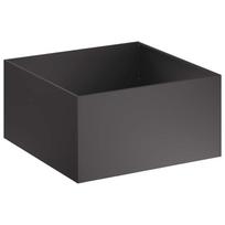vidaXL Sodo vazonas Juoda 100 x 100 x 40 cm Šaltai valcuotas plienas
