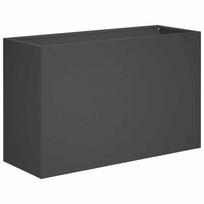 vidaXL Sodo vazonas Juoda 80 x 30 x 40 cm Šaltai valcuotas plienas