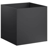 vidaXL Sodo vazonas Juoda 35 x 35 x 35 cm Šaltai valcuotas plienas