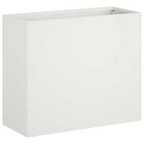 vidaXL Sodo vazonas Balta 50 x 20 x 40 cm Šaltai valcuotas plienas