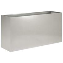 vidaXL Sodo vazonas Sidabrinė 100 x 30 x 40 cm Nerūdijantis plienas
