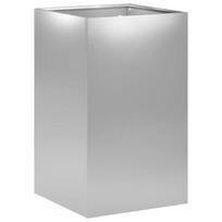 vidaXL Sodo vazonas Sidabrinė 30 x 30 x 40 cm Galvanizuotas plienas