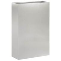 vidaXL Sodo vazonas Sidabrinė 50 x 20 x 75 cm Nerūdijantis plienas