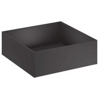 vidaXL Sodo vazonas Juoda 40 x 40 x 20 cm Šaltai valcuotas plienas