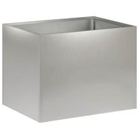 vidaXL Sodo vazonas Sidabrinė 40 x 30 x 30 cm Nerūdijantis plienas