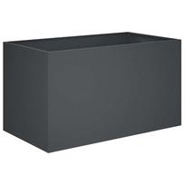 vidaXL Sodo vazonas Antracito 80 x 50 x 50 cm Šaltai valcuotas plienas